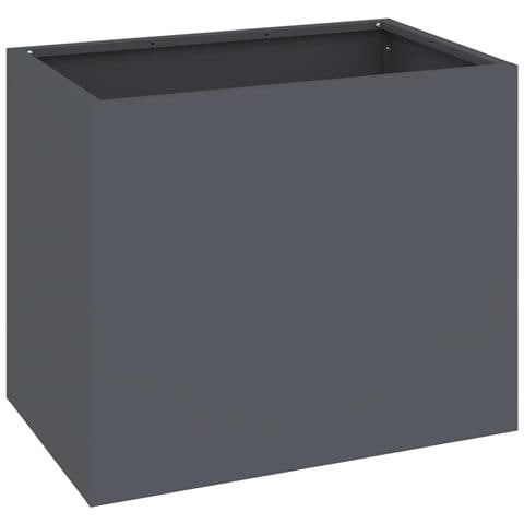 Vaso da giardino Antracite Acciaio laminato a freddo - Foto 1