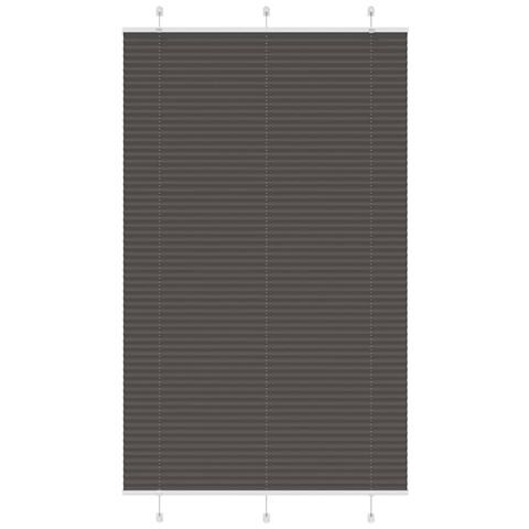 Tenda Plissettata Nera 120x200 cm Larghezza Tessuto 119,4 cm - Foto 1