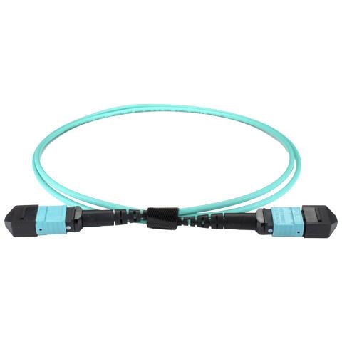 MPO-FF-OM4-B-12-50M cavo InfiniBand e in fibra ottica MPO /MTP Colore acqua - Foto 1