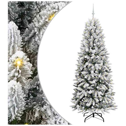 Albero di Natale artificiale con 300 LED Bianco 210 cm - Foto 1