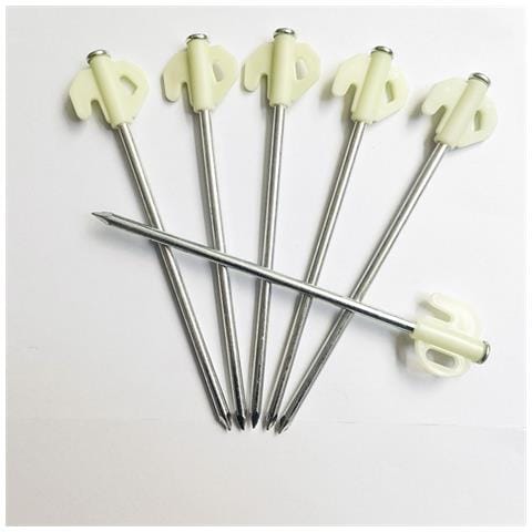 Set Di Corde Tenditenda Beige, 4 Corde (3m) & 4 Picchetti Fluorescenti - Foto 4