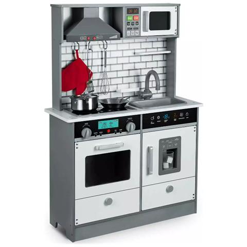 Grande cucina in legno per bambini + accessori + luce LED, pentole e accessori - Foto 1