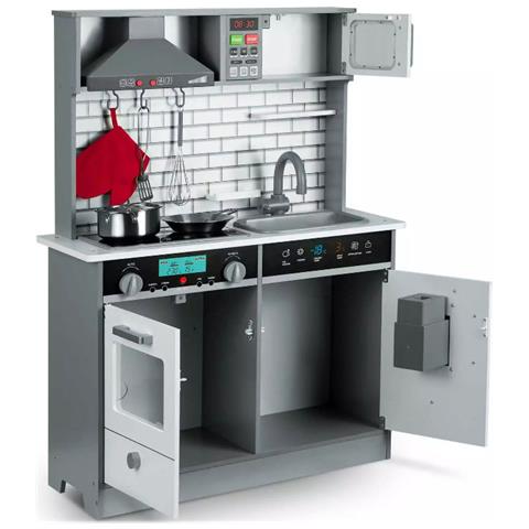 Grande cucina in legno per bambini + accessori + luce LED, pentole e accessori - Foto 2