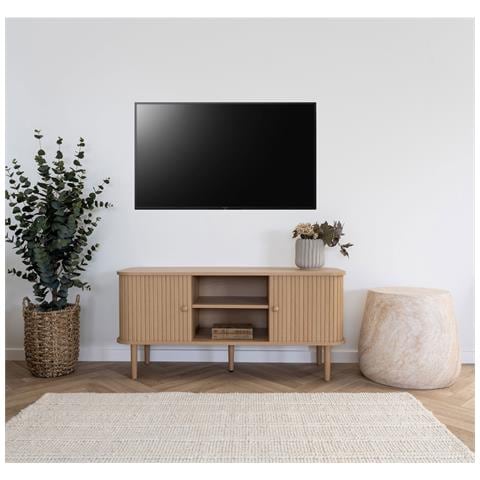 Mobile Porta Tv Nikko-marrone-mdf-113x40x51,5 Cm - Foto 7
