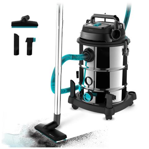Conga RockStar Wet & Dry Steel Max Pro Nero, Grigio 30 L 1600 W - Foto 1