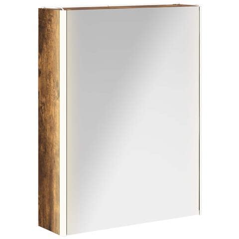 Mobiletto per specchio da bagno Rovere fumé 73.5 x 15.5 x 70 cm - Foto 1