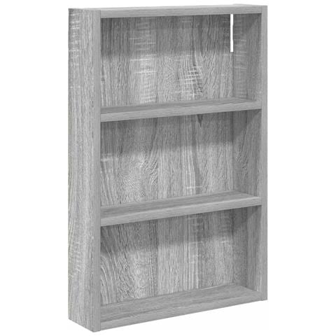 Armadio da bagno a muro Sonoma grigia 40 x 10 x 60,5 cm - Foto 1