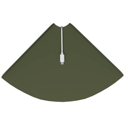 Mensola sospesa 2 pcs Verde oliva 24 x 24 x 2 cm - Foto 9