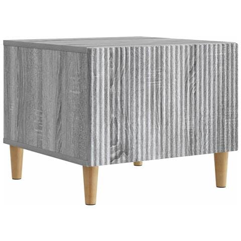 Tavolino da salotto con cassetto Grigio Sonoma 49 x 50 x 40 cm - Foto 1