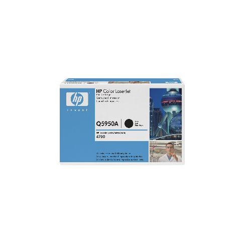 Q5950A Toner Originale Nero per Color LaserJet 4700 Capacità 11000 Pagine - Foto 1
