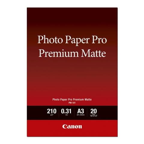 Pm-101 A3+ 20sh Photo Paper Premium Matte A3+ 20 Fogli - Foto 4