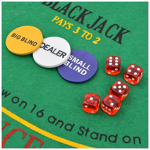 Set Da Poker / blackjack Con 600 Chips Laser Alluminio - Foto 7