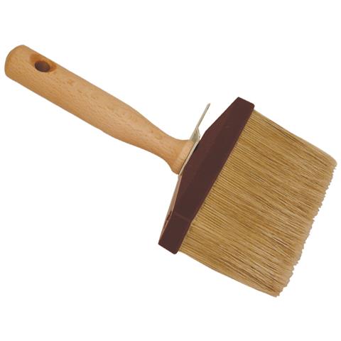 Plafonetta Con Setola Mista Con Tavoletta In Polipropilene, Manico In Legno Trattato E Linguetta Per Appoggiare Al Secchio. Misura Cm. 12x3 - Foto 1