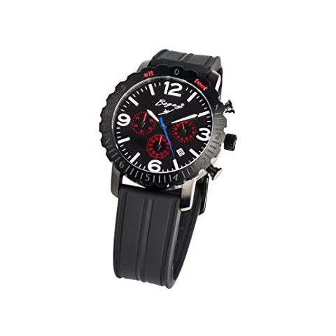 Orologio Cronografo Quarzo Uomo con Cinturino in Gomma BSFS008RDBK - Foto 4