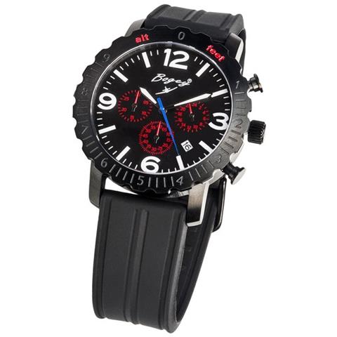 Orologio Cronografo Quarzo Uomo con Cinturino in Gomma BSFS008RDBK - Foto 1