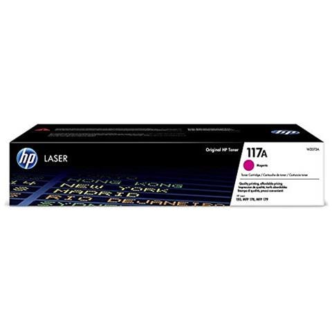 TONER - 117A W2073A, Cartuccia Originale da 700 Pagine, con Stampanti Color LaserJet Serie 150 e Color Laserjet Serie MFP 170, Magenta - Foto 1