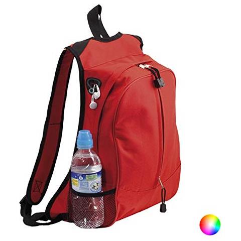 Zaino Multiuso Con Inserto Per Auricolari 143627. S1402129, Zaino Unisex-adulto, Rosso, Unico - Foto 1