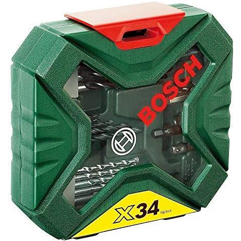Bosch 2607010608 X-line Drill Classic E Del Bit Di Cacciavite Set 34 Pezzi - Foto 4
