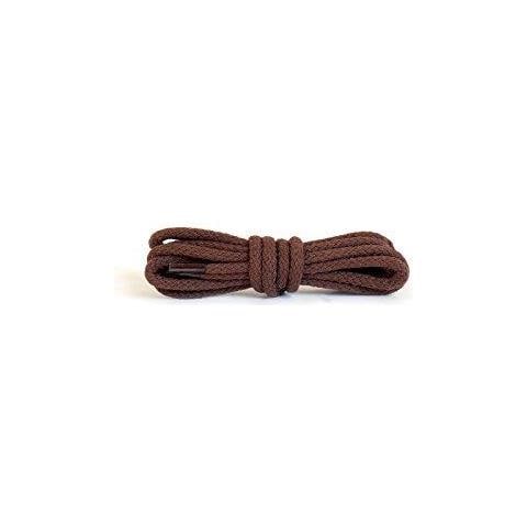 Rotondo Laces Durevoli 100 Cotone Lacci Della Scarpa Qualit A Calzature Casual Made In Europa 1 Coppia Molti Colori E Lunghezze (75 Cm - 29 Pollici - 4 A 5 Accoppiamenti Occhiello 76 - Marrone)  - Foto 1