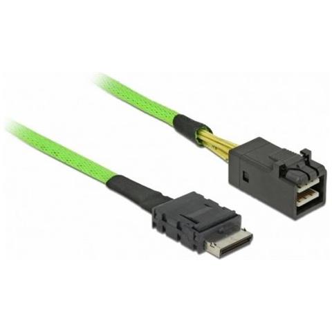 Internes Sas-kabel - Sas 32gbit /s - Oculink (sff-8611) (m) Bis Mini Sas Hd (sff-8643) (m) - 1 M (85851) - Foto 1