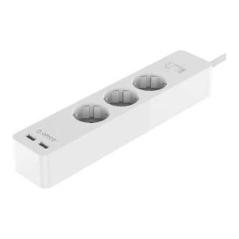 Gpc-3a2u-eu Multipresa 3xschuko 16a 2xusb Charging 2.4a 1.5m Bianco - Foto 1