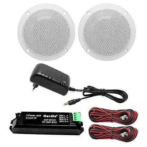 160w 4 Pollici A Soffitto Altoparlante Kit Amplificatore Water Resistant Altoparlanti A Soffitto Per Il Bagno Della Casa Della Cucina Allaperto - Foto 1