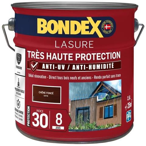 Mordente Per Legno Ad Altissima Protezione 8 Anni Rovere Scuro 2,5l - Foto 1