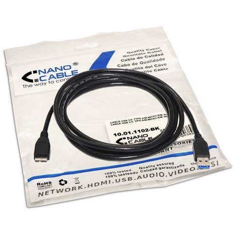 10.01.1102-BK, 3.0, USB A, Micro-USB B, 24 cm, 2 cm, 17,5 cm - Foto 2