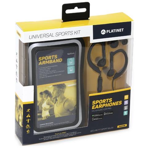 PM1070B, 3.5 mm (1/8") , Intraurale, 20 - 20000 Hz, Nero, Stereofonico, Aggancio - Foto 1