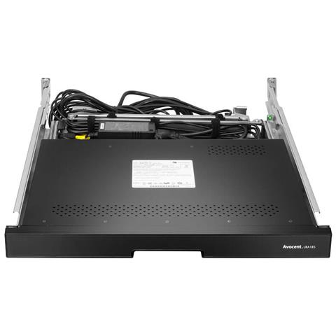 Avocent Console LCD 19" di accesso locale al rack con switch KVM 16 porte digitale o analogico AutoView 2216, USB KB, RAK Key per accesso digitale e 16 cavi MPUIQ-VMCHS-US INTL - Foto 1