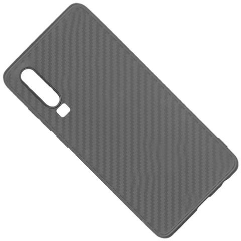 Custodia F-case Tpu Silicone Feber Cover Case Per Huawei P30 Carbon Black - Foto 1