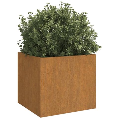 Fioriere 2 Pz 32x30x29 Cm Acciaio Corten - Foto 11