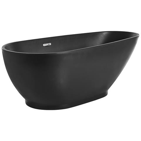 Vasca Da Bagno Freestanding Guiana 173 X 82 Cm Nero - Foto 8