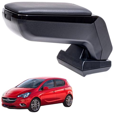 Armster S Bracciolo Adatto Per Opel Corsa 2014-2019 [nero,pelle Vegana] Bracciolo Centrale Retrofittabile Con Vano Portaoggetti - Foto 8