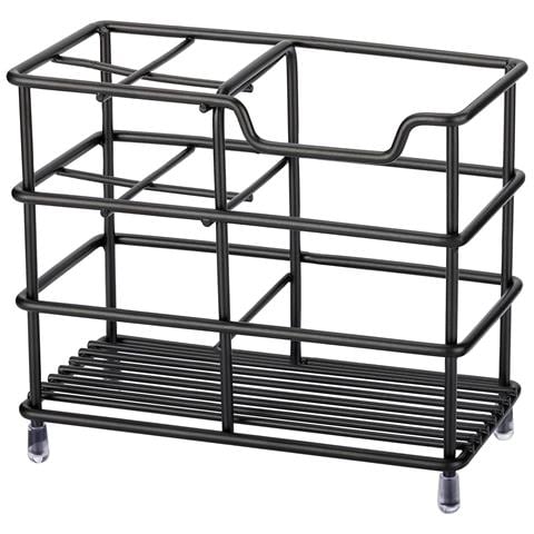 Porta Spazzolino Porta Dentifricio Porta Spazzolino Organizzatore Da Bagno Black - Foto 1