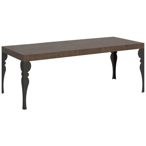 Tavolo Allungabile 90x160/264 Cm Paxon Premium Noce Telaio Antracite - Foto 1