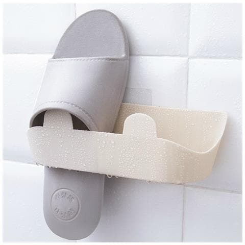 Mensola Portascarpe Da Parete Per Pantofole Da Bagno Grey - Foto 3