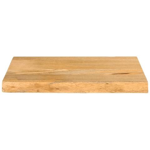 Piano Tavolo Bordi Vivi 40x20x3,8 Cm In Legno Massello Di Mango - Foto 3