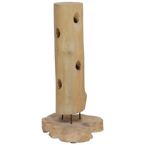 Lusso Casadino -  Cantinetta Per 8 Bottiglie 40x30x80 Cm In Legno Di Teak - Foto 2