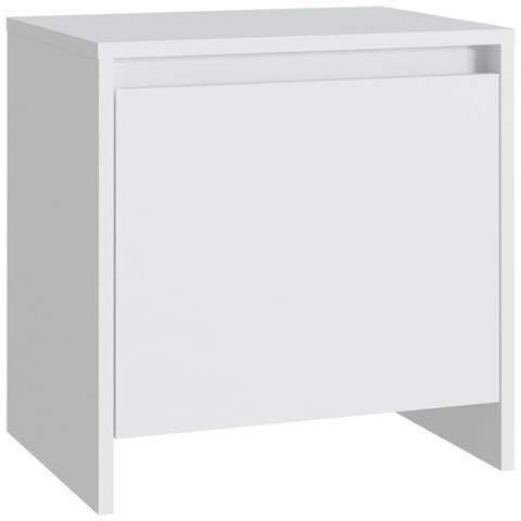Lusso Casadino -  Comodino Bianco 45x34x44,5 Cm In Truciolato - Foto 1