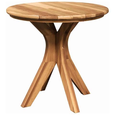 Tavolo da caffè da giardino Ø55x51 cm in legno massello di teak - Foto 1