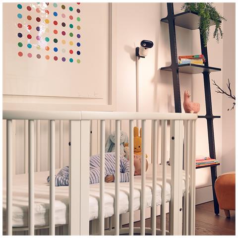 Pip1510 Baby Monitor Video Da 5,0"" Con Telecamera Motorizzata, Panoramica Remota, Zoom E Visione Notturna A Infrarossi – Tecnologia Wireless A 2,4 Ghz, Conversazione Bidirezionale - Foto 4
