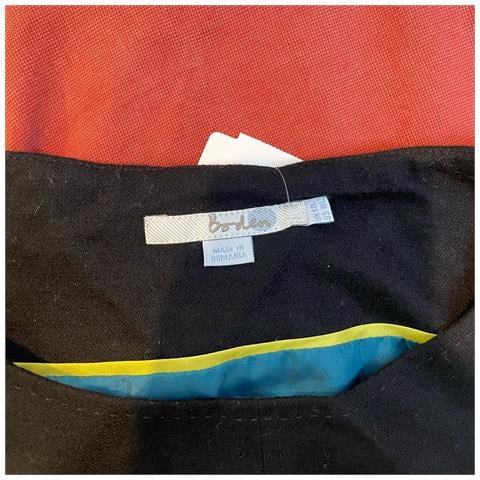 Abito Al Ginocchio Comodo Elegante A Maniche Corte Nero 40 - Foto 6