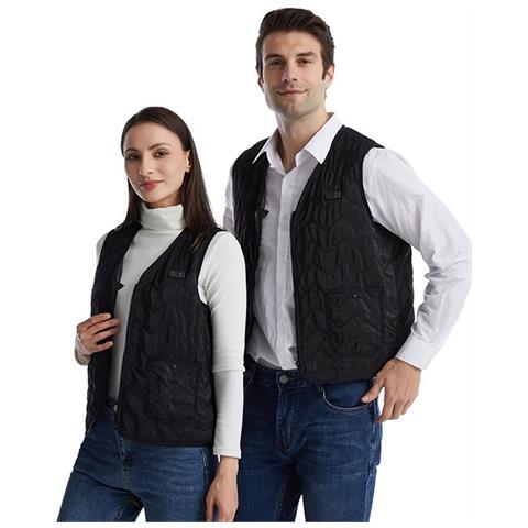 Gilet Riscaldato Con Batteria 10000mah - Gilet Riscaldante Alimentato Tramite Usb L - Foto 7