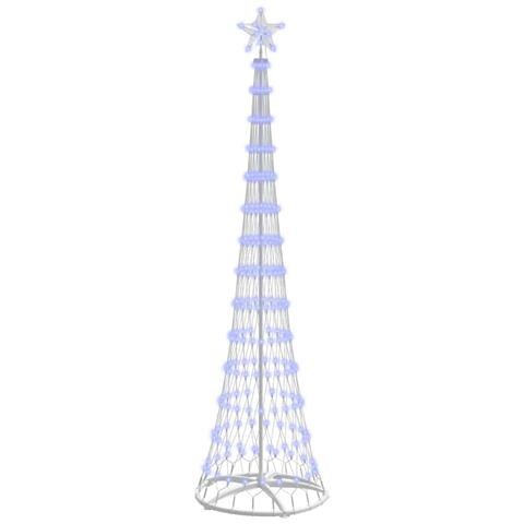 Albero di Natale LED con 290 LED Blu 70 x 70 x 250 cm Metallo - Foto 1