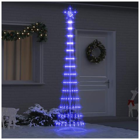 Albero di Natale LED con 290 LED Blu 70 x 70 x 250 cm Metallo - Foto 2