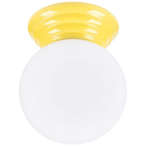 Lampada A Parete Zori Giallo Ip44 Sl. 1892 - Minimalist Lampada Da Parete Giallo 12x12x16 Cm - Foto 2