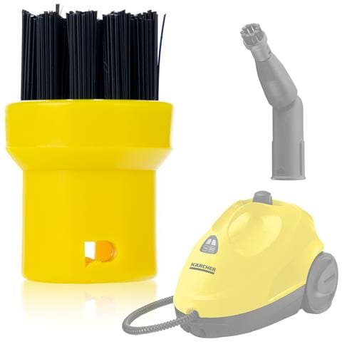 Spazzola Rotonda Di Ricambio Compatibile Con Pulitore A Vapore Kärcher Sc1-sc5 Easyfix - Multiuso, Pulizia Cucina E Bagno - Foto 1