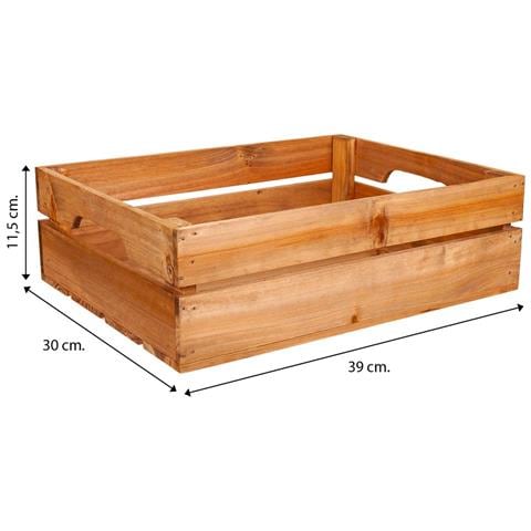 Cassetto In Legno Marrone 39x30x11,5h - Foto 6