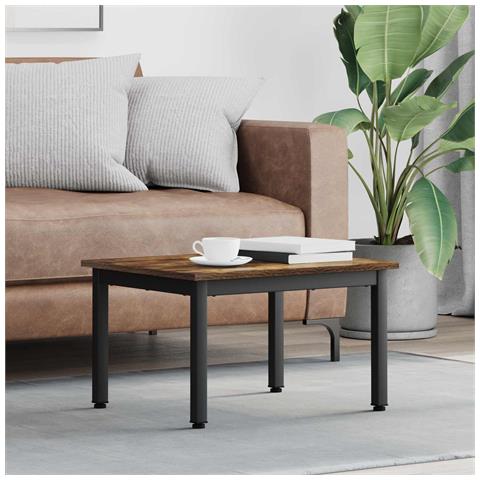 Tavolino da salotto Quercia Fumosa 60 x 50 x 36 cm - Foto 2